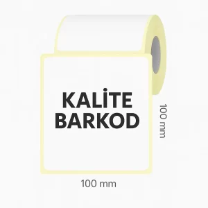 100x100 termal barkod etiketi