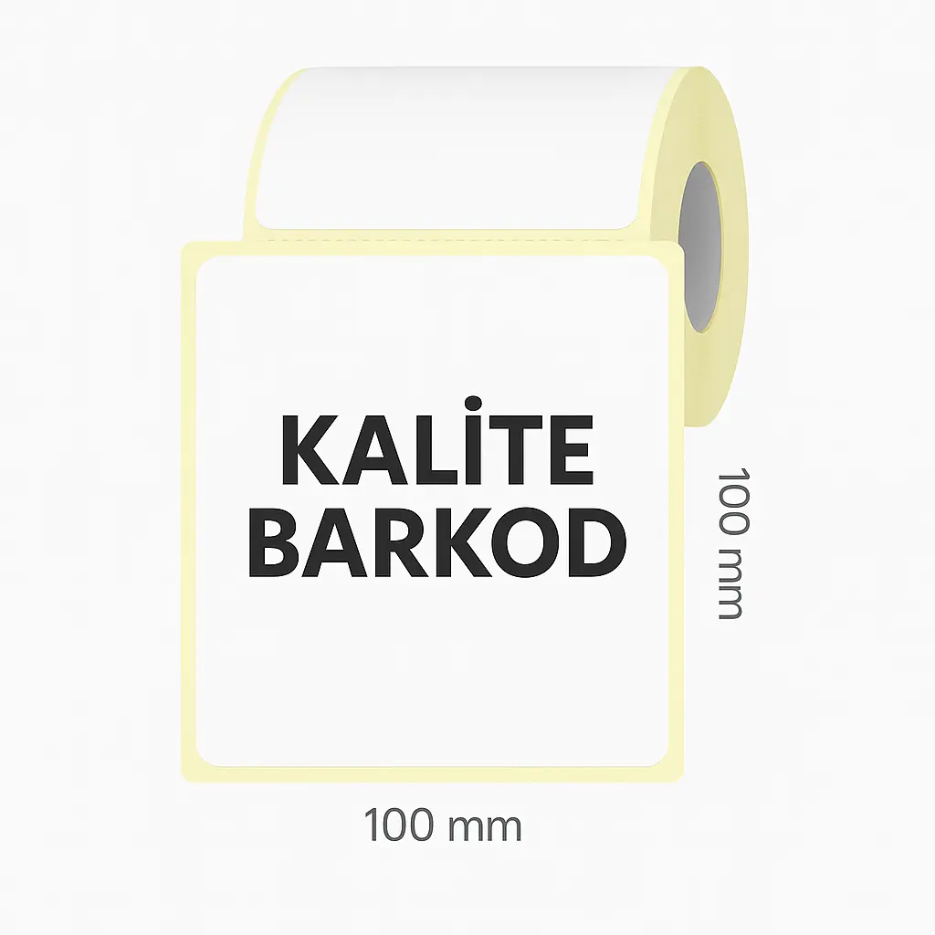 100x100 termal barkod etiketi