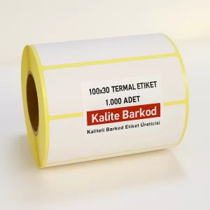 100x30 Termal Etiket - Görsel 1