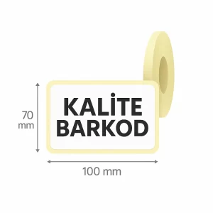 100x70 Termal Etiket - Görsel 2
