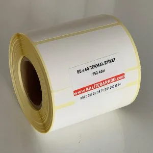 80x40 barkod etiket