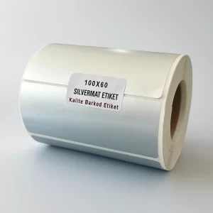 100x60 Silvermat Etiket
