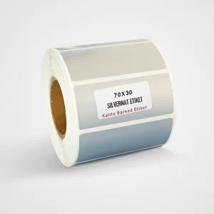 70x30 Silvermat Etiket