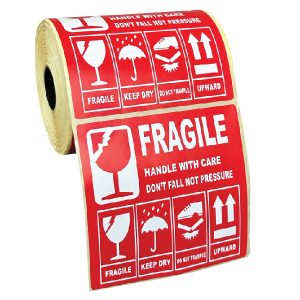 fragile sticker