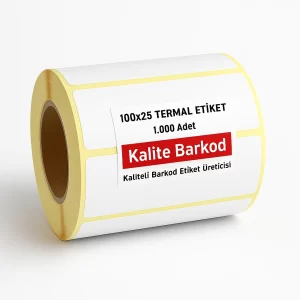 100x25 Termal Etiket