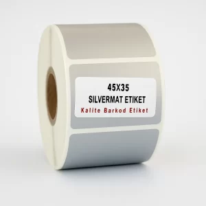 45x35 Silvermat Etiket - Görsel 1