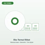 Eko termal etiket rulo