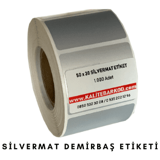 silver mat etiket