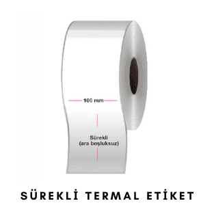 sürekli termal etiket